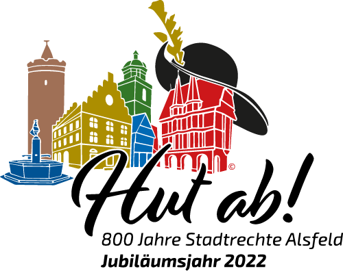 Logo Hut ab - 800 Jahre Stadtrechte Alsfeld